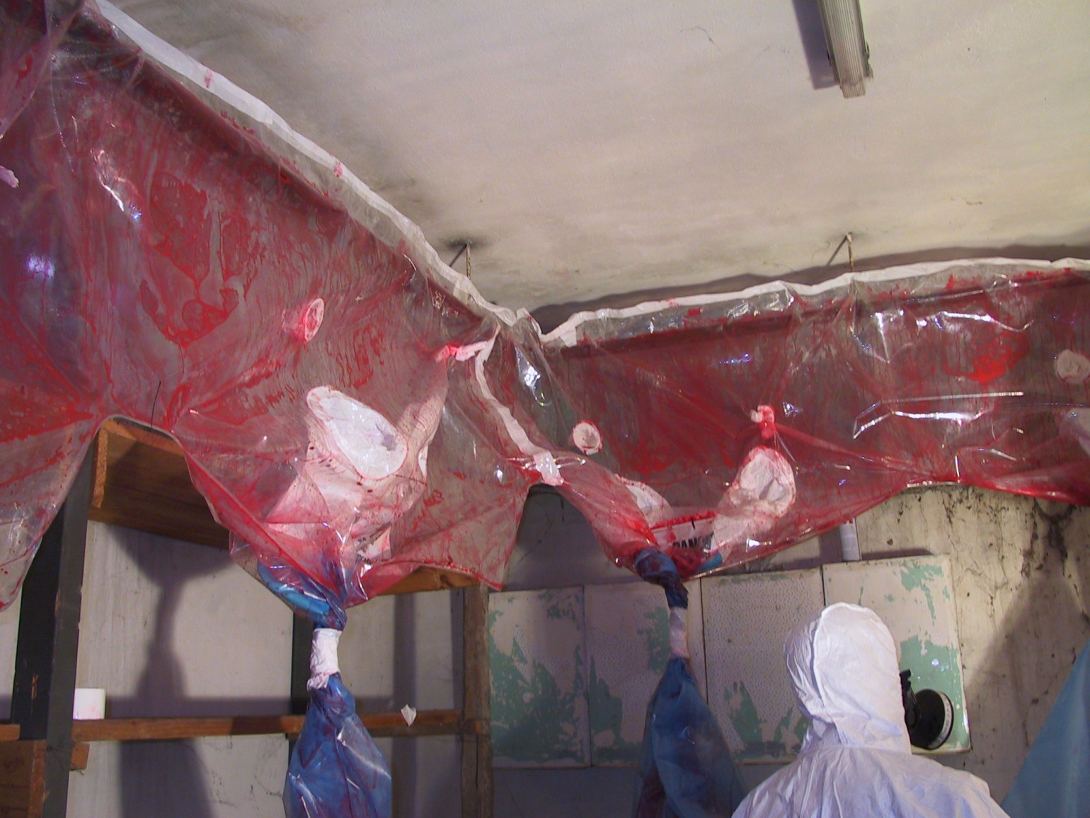 Prma di rimuovere i glovebags; Before the glovebags disassembly