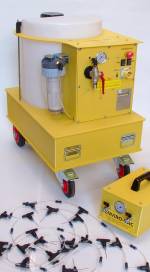 Pump (sample) for surfactant injection